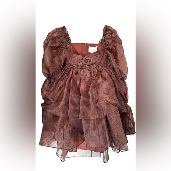 Sold out online! Chocolate Moonlight Selkie Dress - Picture 1 of 2